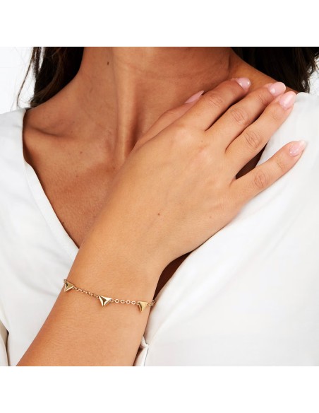 Bracciale MORELLATO donna Trillant dorato / triangoli