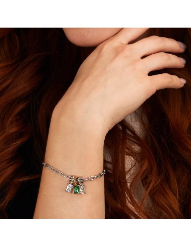 Bracciale MORELLATO Drops acciaio / 3 pietre...