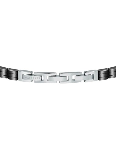 Bracciale MASERATI uomo Ceramic nero / oro rosa