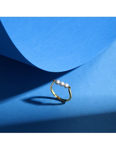 Anello MORELLATO donna Perle acciaio dorato /...