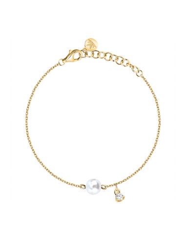 Bracciale MORELLATO donna Perle acciaio dorato...