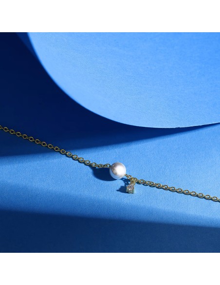 Bracciale MORELLATO donna Perle acciaio dorato / cristalli