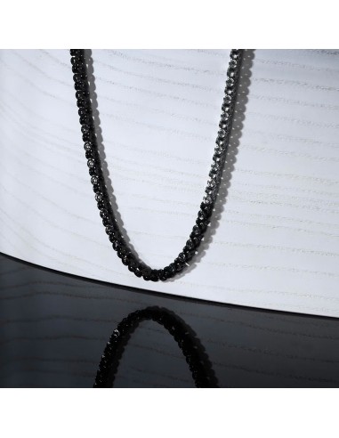 Collana SECTOR uomo Basic acciaio / nero