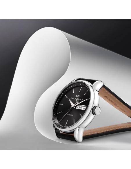 Orologio PHILIP WATCH uomo Anniversary Automatico pelle nero