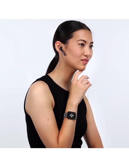 Smartwatch SECTOR S-04 acciaio mesh nero + cuffie wireless