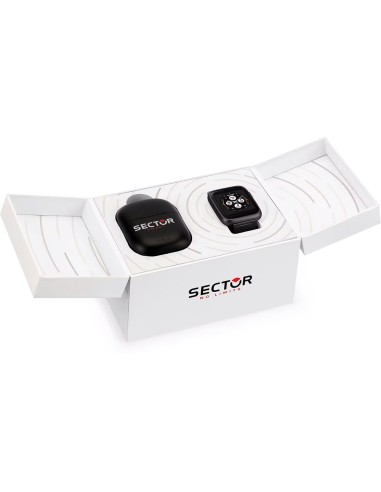 Smartwatch SECTOR S-04 acciaio mesh nero +...