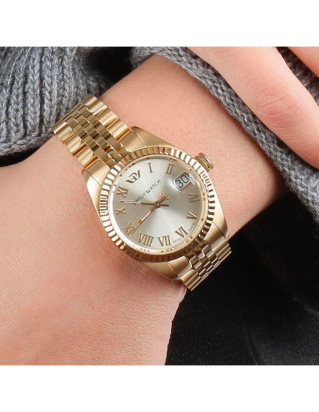 Philip Watch Caribe – Orologio Donna Gold Champagne (R8253597555)