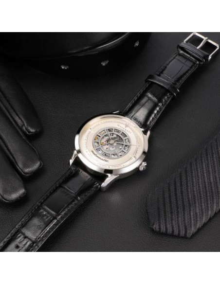 Orologio MASERATI uomo Ricordo Automatico pelle nero / avorio
