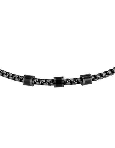 Bracciale SECTOR uomo Premium acciaio nero