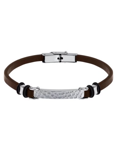 Bracciale SECTOR uomo Bandy pelle marrone /...