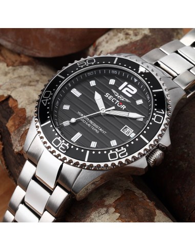 Orologio SECTOR 230 Uomo Acciaio Datario / Nero...