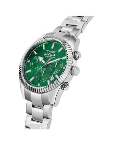 Sector 240 – Orologio Uomo Acciaio Verde...