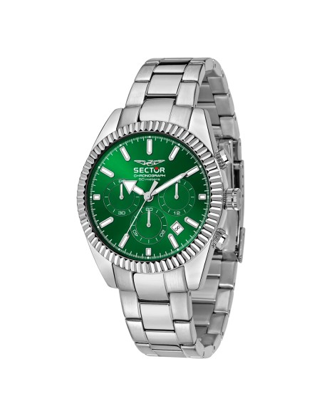 Sector 240 – Orologio Uomo Acciaio Verde Cronografo (R3273676009)