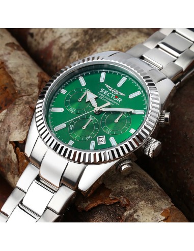 Sector 240 – Orologio Uomo Acciaio Verde...