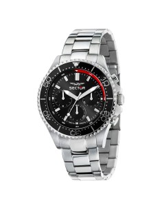 Sector 230 – Orologio Uomo Acciaio Nero Multifunzione...