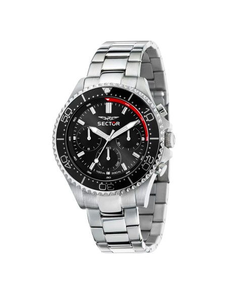 Sector 230 – Orologio Uomo Acciaio Nero Multifunzione (R3253161043)
