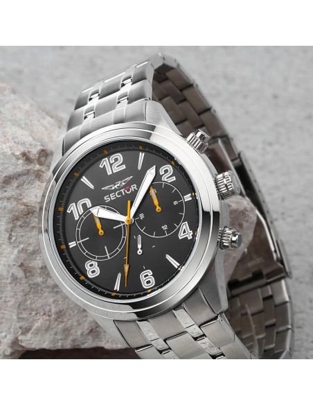 Sector 670 – Orologio Uomo Acciaio Nero Multifunzione Limited (R3253540016)