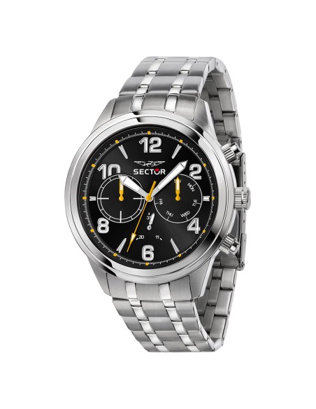 Sector 670 – Orologio Uomo Acciaio Nero Multifunzione Limited (R3253540016)