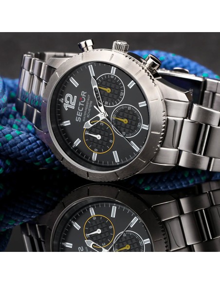 Orologio SECTOR 270 Boy Multi Acciaio / Nero Limited