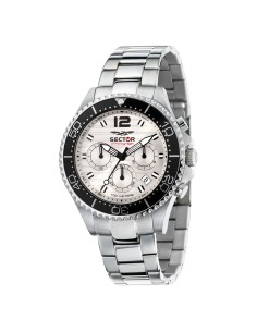 Sector 230 – Orologio Uomo Acciaio Bianco Cronografo...