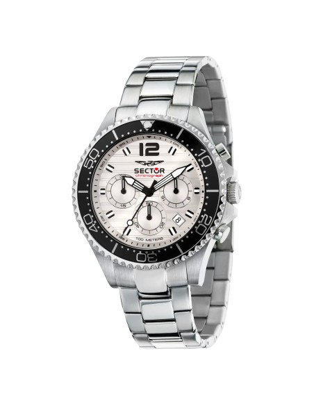 Sector 230 – Orologio Uomo Acciaio Bianco Cronografo (R3273661046)