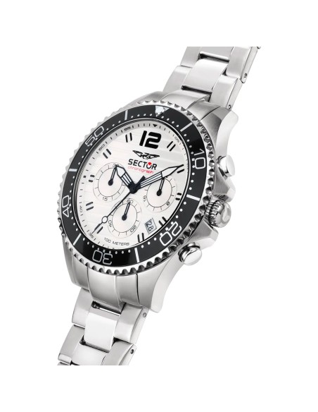 Sector 230 – Orologio Uomo Acciaio Bianco Cronografo (R3273661046)