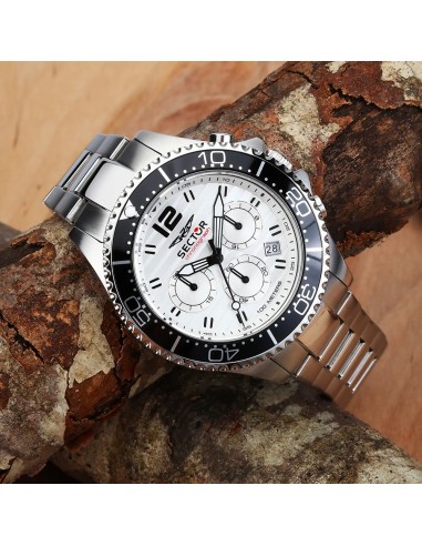 Sector 230 – Orologio Uomo Acciaio Bianco...