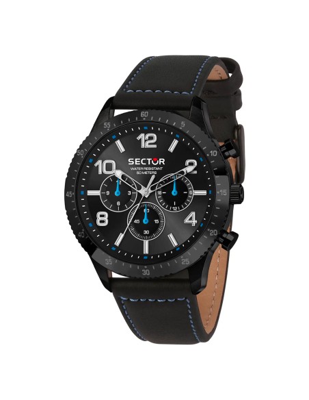 Orologio SECTOR 270 Uomo Multi Pelle Nero Limited