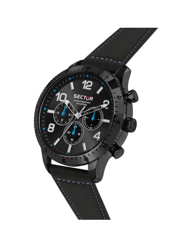 Orologio SECTOR 270 Uomo Multi Pelle Nero Limited