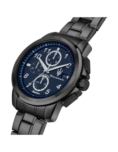 Maserati Successo – Orologio Uomo Solar Gun/Blu Cronografo (R8873645006)