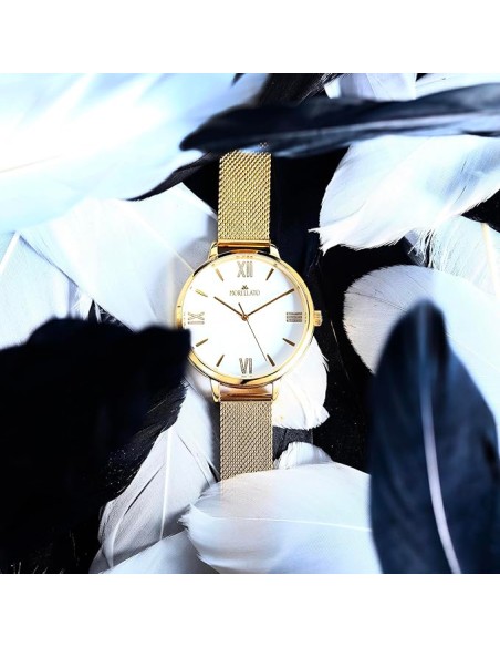 Orologio MORELLATO donna Poetica tempo mesh dorato / bianco