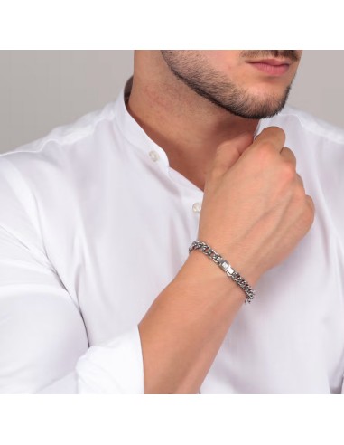 Bracciale MORELLATO uomo Diamonds acciaio /...