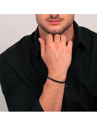 Bracciale MORELLATO uomo Diamonds ceramica nera...