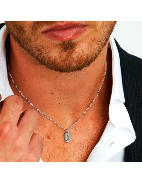 Collana MORELLATO uomo Gold acciaio e oro 18k (SATM22)