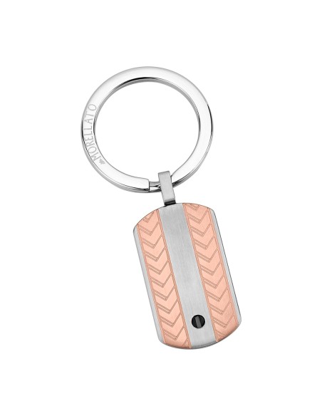 Portachiavi MORELLATO uomo Classic acciaio / oro rosa (SU3099)