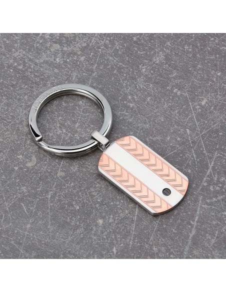 Portachiavi MORELLATO uomo Classic acciaio / oro rosa (SU3099)