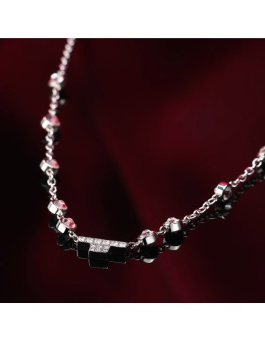 Collana TRUSSARDI donna T-Logo acciaio /...
