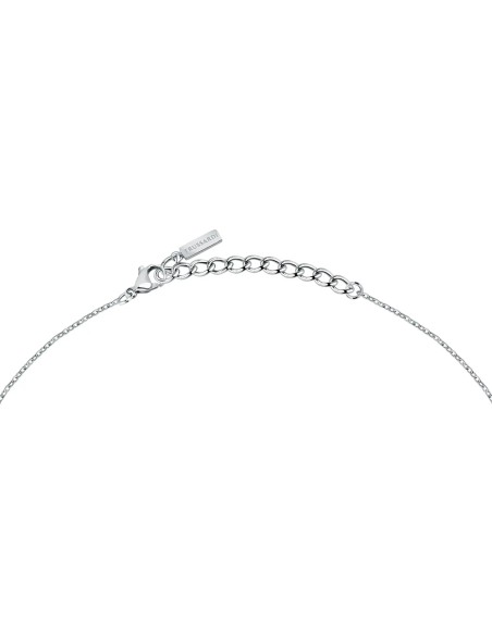 Collana TRUSSARDI donna T-Logo acciaio / punto luce