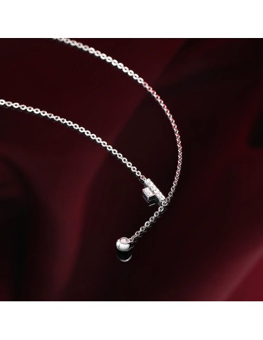 Collana TRUSSARDI donna T-Logo acciaio / punto...