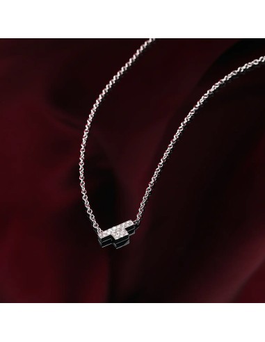 Collana TRUSSARDI donna T-Logo acciaio /...