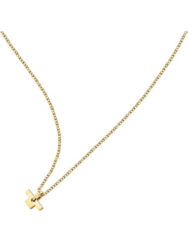 Collana TRUSSARDI donna T-Logo lunga / dorato...