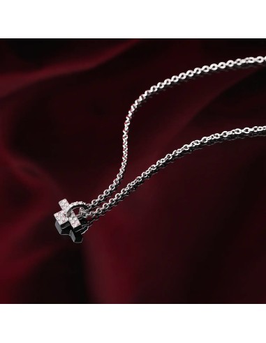 Collana TRUSSARDI donna T-Logo acciaio /...