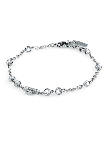 Bracciale TRUSSARDI donna T-Logo acciaio /...