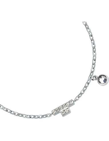 Bracciale TRUSSARDI donna T-Logo acciaio /...