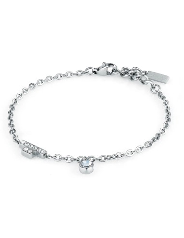Bracciale TRUSSARDI donna T-Logo acciaio /...