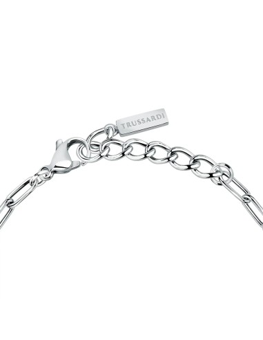 Bracciale TRUSSARDI donna T-Logo acciaio /...