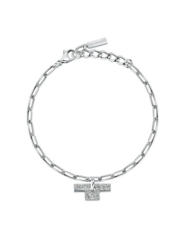 Bracciale TRUSSARDI donna T-Logo acciaio /...