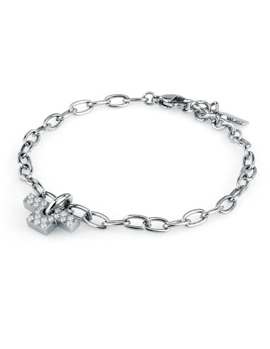 Bracciale TRUSSARDI donna T-Logo acciaio /...