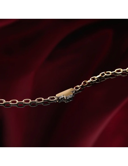 Bracciale TRUSSARDI donna T-Logo acciaio dorato (TJAXC29)