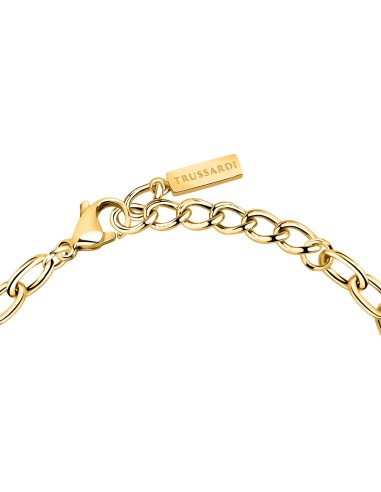 Bracciale TRUSSARDI donna T-Logo acciaio dorato...